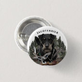 Duitse jachtterriers ronde button 3,2 cm (Voorkant /achterkant)