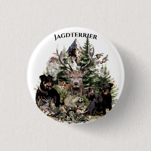 Duitse jachtterriers ronde button 3,2 cm