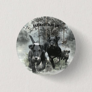 Duitse jachtterriers ronde button 3,2 cm