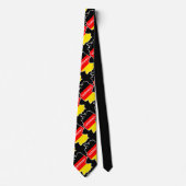 Duitse kaart en vlag stropdas (Voorkant)