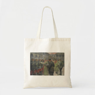 Duitse keizer Wilhelm II die medailles uitreikt WW Tote Bag
