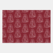 Duitse kerstboom inpakpapier vel (Voorkant 2)