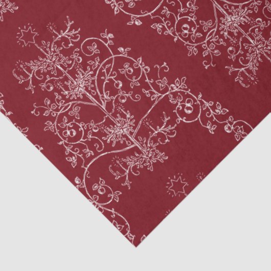 Duitse kerstboom  tissuepapier (Detail)