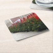 Duitse kerstboommarkt - Onderzetter kerstbomen (Schuin)