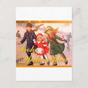 Duitse Kerstkaart Frohe Weihnachten Feestdagenkaart