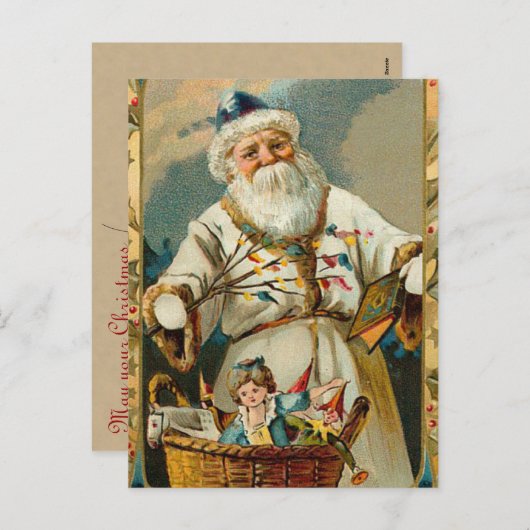 Duitse Kerstman Briefkaarten (Voorkant / Achterkant)