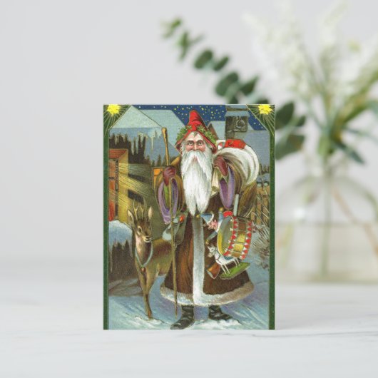 Duitse Kerstman Briefkaarten (Staand voorkant)