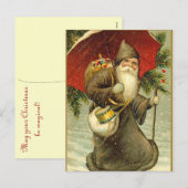 Duitse Kerstman Briefkaarten (Voorkant / Achterkant)