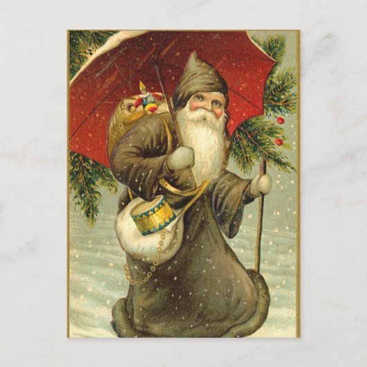 Duitse Kerstman Briefkaarten (Voorkant)