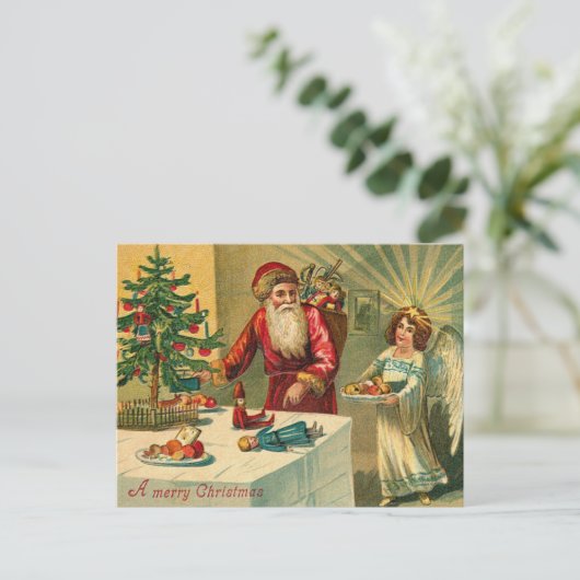 Duitse Kerstman Briefkaarten (Staand voorkant)