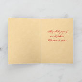 Duitse Kerstman Kerst Kaart (Binnen)