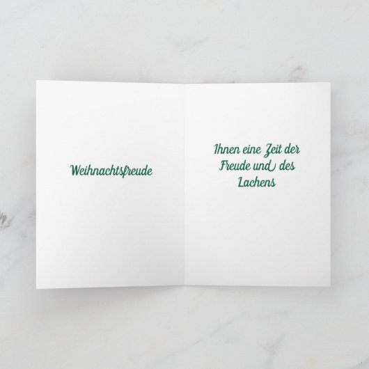 Duitse kerstmarkt kerst Kaart (Binnen)