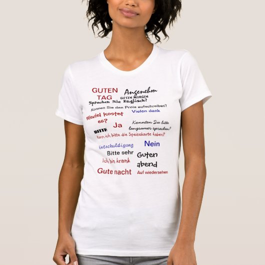 Duitse klasse - Sprechen Sie Deutsch? T-shirt (Voorkant)
