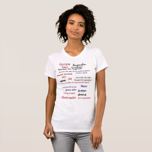 Duitse klasse - Sprechen Sie Deutsch? T-shirt (Voorkant volledig)