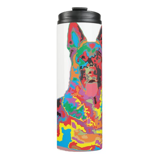 Duitse kleur thermosbeker (Voorkant)