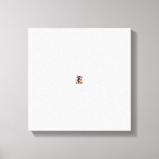 Duitse Koe Mischief Canvas Afdruk (Voorkant)