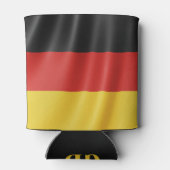 Duitse koelbox van het douanemonogram van de vlag blikjeskoeler (Achterkant)