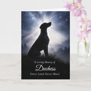 Duitse Korthaar Honden Sympathie Verlies Spirituee Kaart