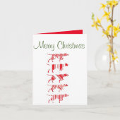 DUITSE KORTHAAREDIGE POINTER - Kerstkaart - GSP Kaart (Gele Bloem)