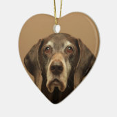 Duitse Korthaired pointer kerst ornament (Links)