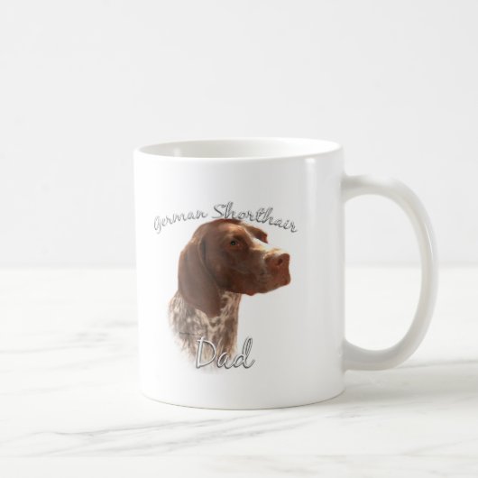 Duitse kortharige aanwijzer Dad 2 Koffiemok (Rechts)