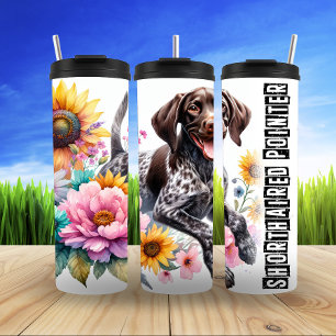 Duitse Kortharige Pointer Bloom Thermosbeker