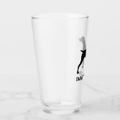 Duitse Kortharige Pointer Dog Silhouette Custom Glas (Rechts)