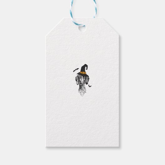 Duitse Kortharige Pointer GSP Hond Halloween Cadeaulabel (Voorkant)