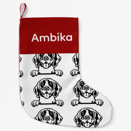 Duitse Kortharige Pointer hond sokken Gepersonalis Kleine Kerstsok