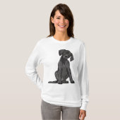 Duitse kortharige pointer hond sweatshirt hond lie (Voorkant volledig)