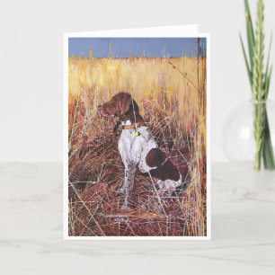 Duitse Kortharige Pointer in haar Prime Bedankkaart