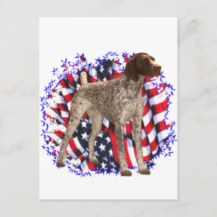 Duitse kortharige pointer patriot briefkaart