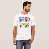 Duitse kortharige pointer Pop T-shirt (Voorkant volledig)