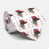 Duitse kortharige pointer Santa Paws Stropdas (Opgerold)