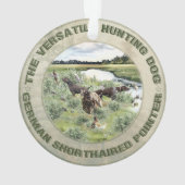 Duitse kortharige pointer sticker ornament (achterkant)