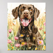 Duitse Kortharige Pointer Wall Art Print (Voorkant)