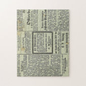 Duitse krant puzzle Legpuzzel (Verticaal)