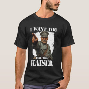 Duitse leger 1. WK Kaiserreich Otto von Bismarck z T-shirt