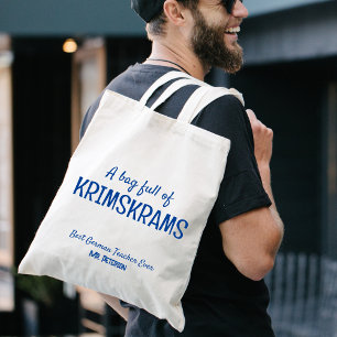 Duitse leraar Canvas tas appreciatie leraar Tas