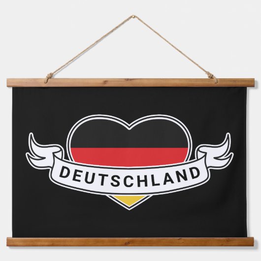 Duitse liefde hangend wandkleed (Voorkant)