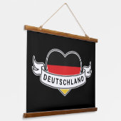 Duitse liefde hangend wandkleed (Gebogen)