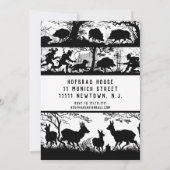 Duitse Middeleeuwse Feestmaal Wild Dinner Kaart (Achterkant)