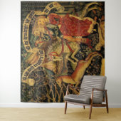  Duitse middeleeuwse renaissance liefde jagen Wandkleed (In situ)