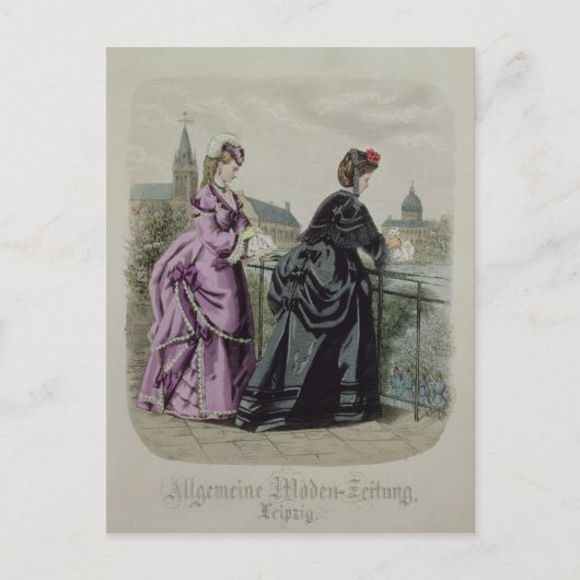 Duitse modes van Leipzig Briefkaart (Voorkant)