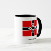 Duitse Mok Rune Cross-vlag (Voorkant rechts)