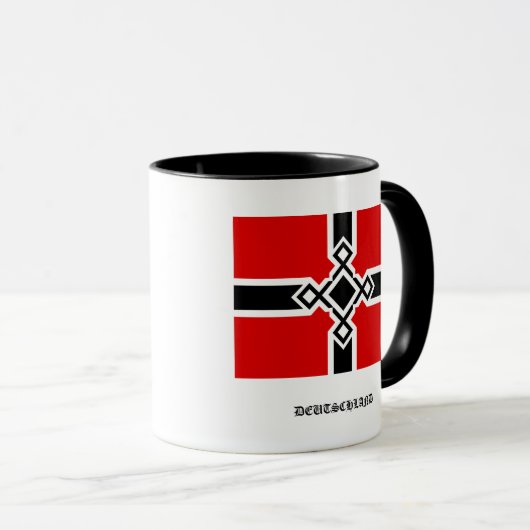 Duitse Mok Rune Cross-vlag (Voorkant rechts)