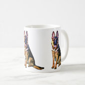 Duitse Mok Shepherd (Voorkant rechts)