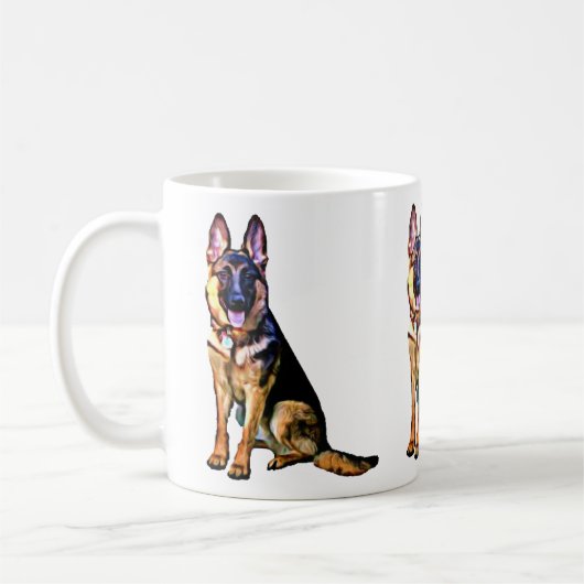 Duitse Mok Shepherd (Links)