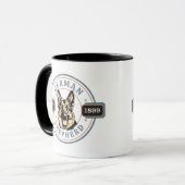 Duitse Mok Shepherd (Voorkant links)