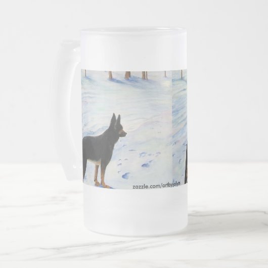 Duitse Mok Shepherd (Voorkant links)